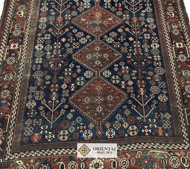 Antique Persian Qashgai Rug Cleaning