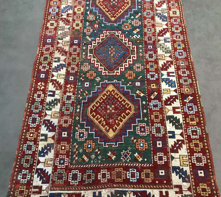Antique Kazak Rug Cleaning