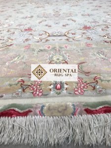 Persian Wool & Silk Tabriz Rug Cleaning Broadway