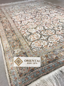 Turkish Kayseri Silk Rug Cleaning Leek Wootton