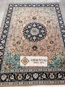 Wool & Silk Tabriz Rug Cleaning Edgbaston