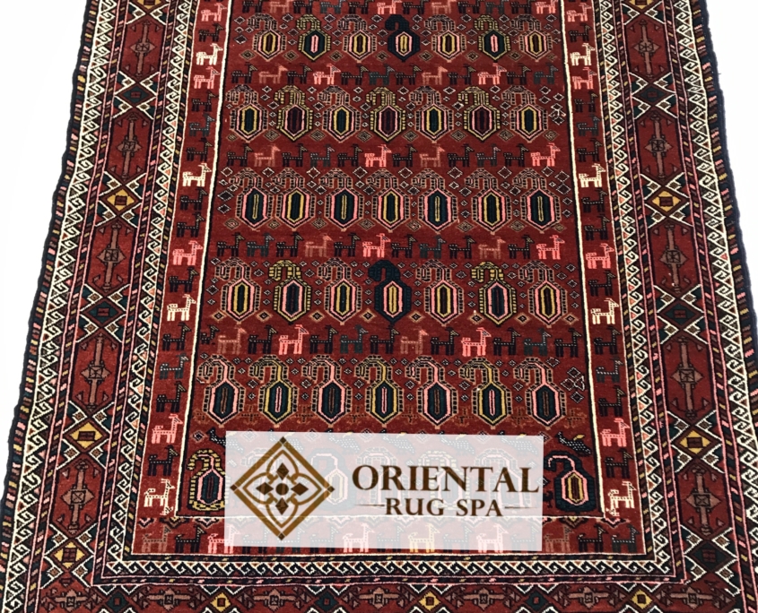 Persian Quchan Geometric Rug