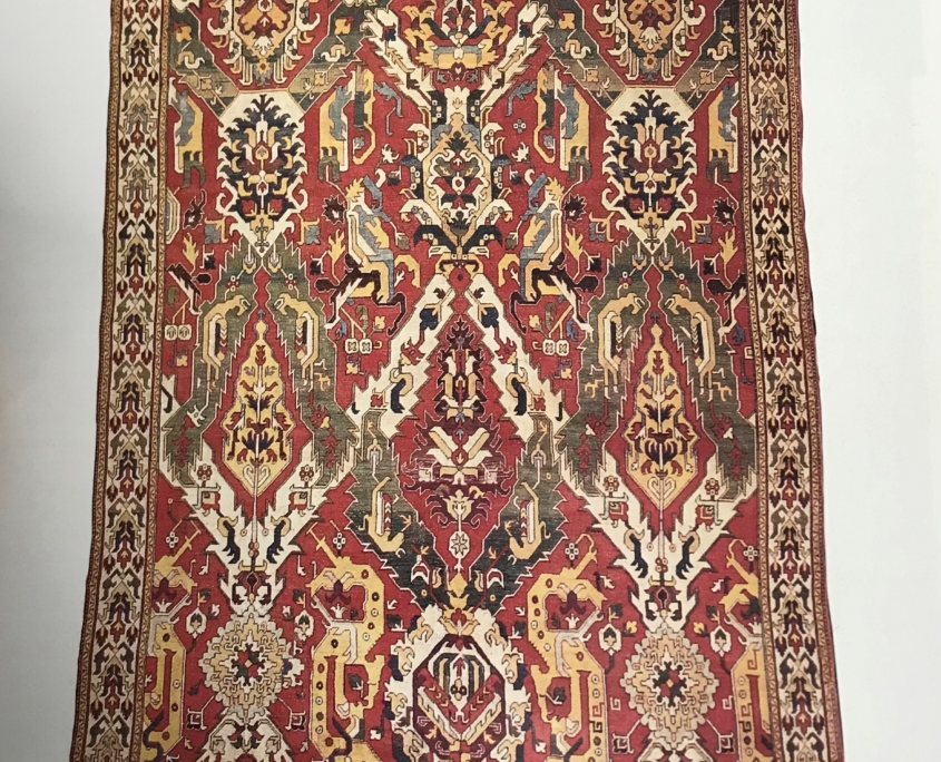 Antique Caucasian Rug